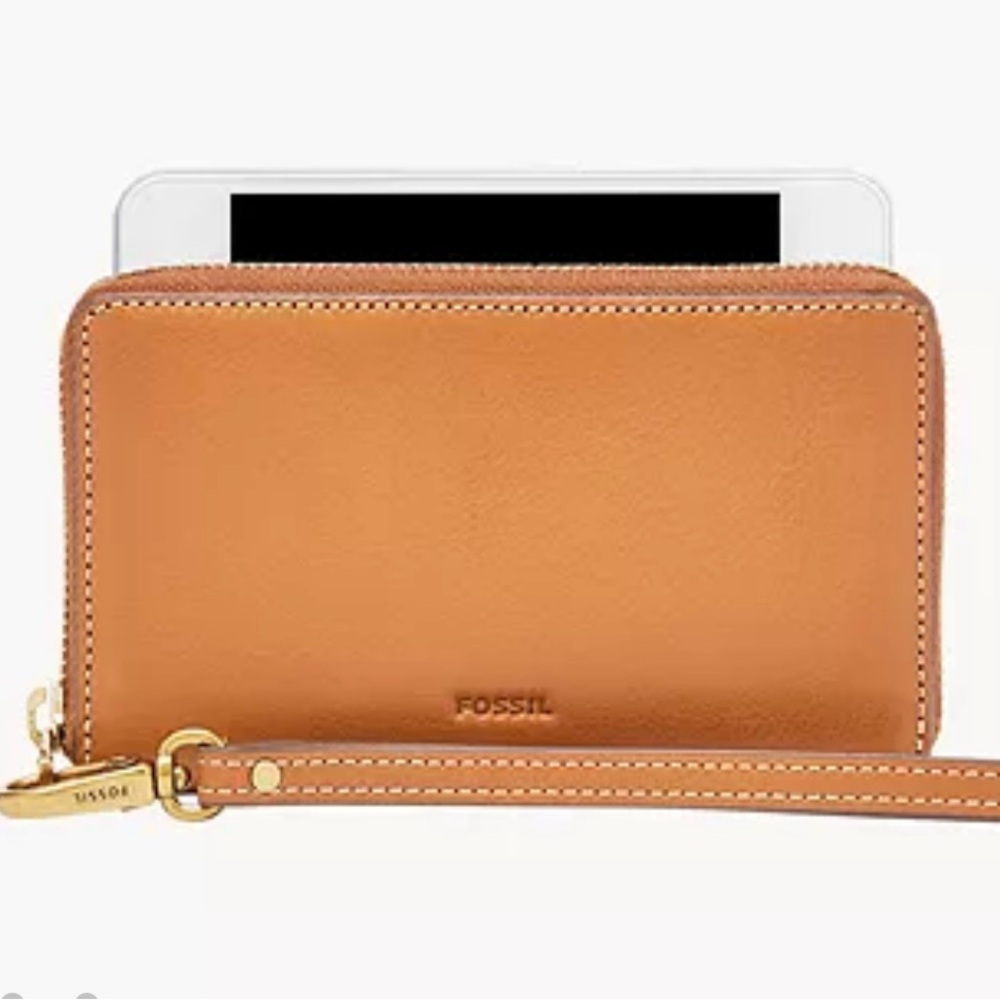 Fossil Tan and Green Leather Wallets